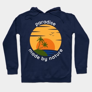 Paradise dark background Hoodie